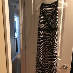 Black and White Maxi Dress